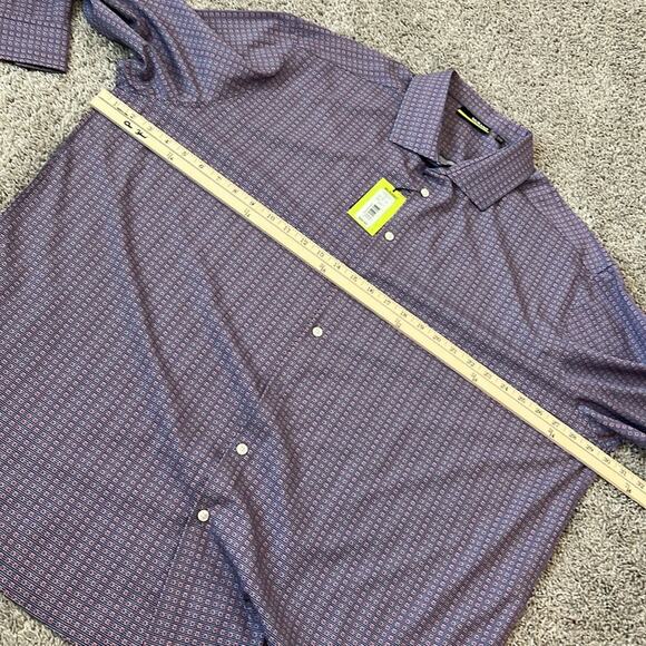 NEW $89 Murano Performance mens long sleeve shirt Stretch Quick Dry 3XB Wicking - Picture 4 of 16